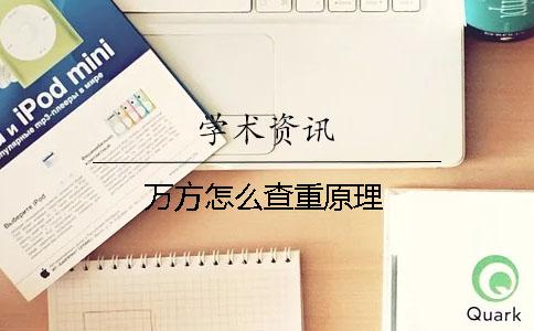 万方怎么查重原理